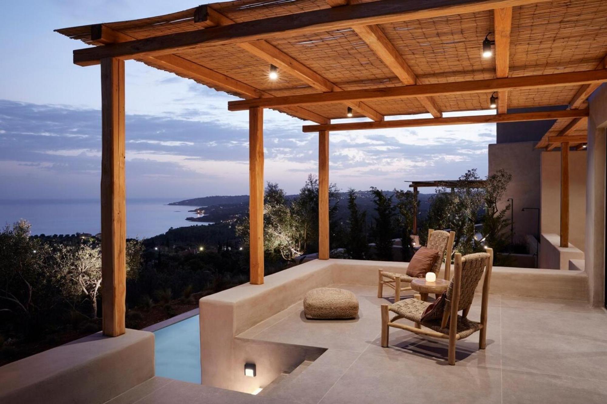 Villa Gaia - Secret Roc Villas Livathos  エクステリア 写真