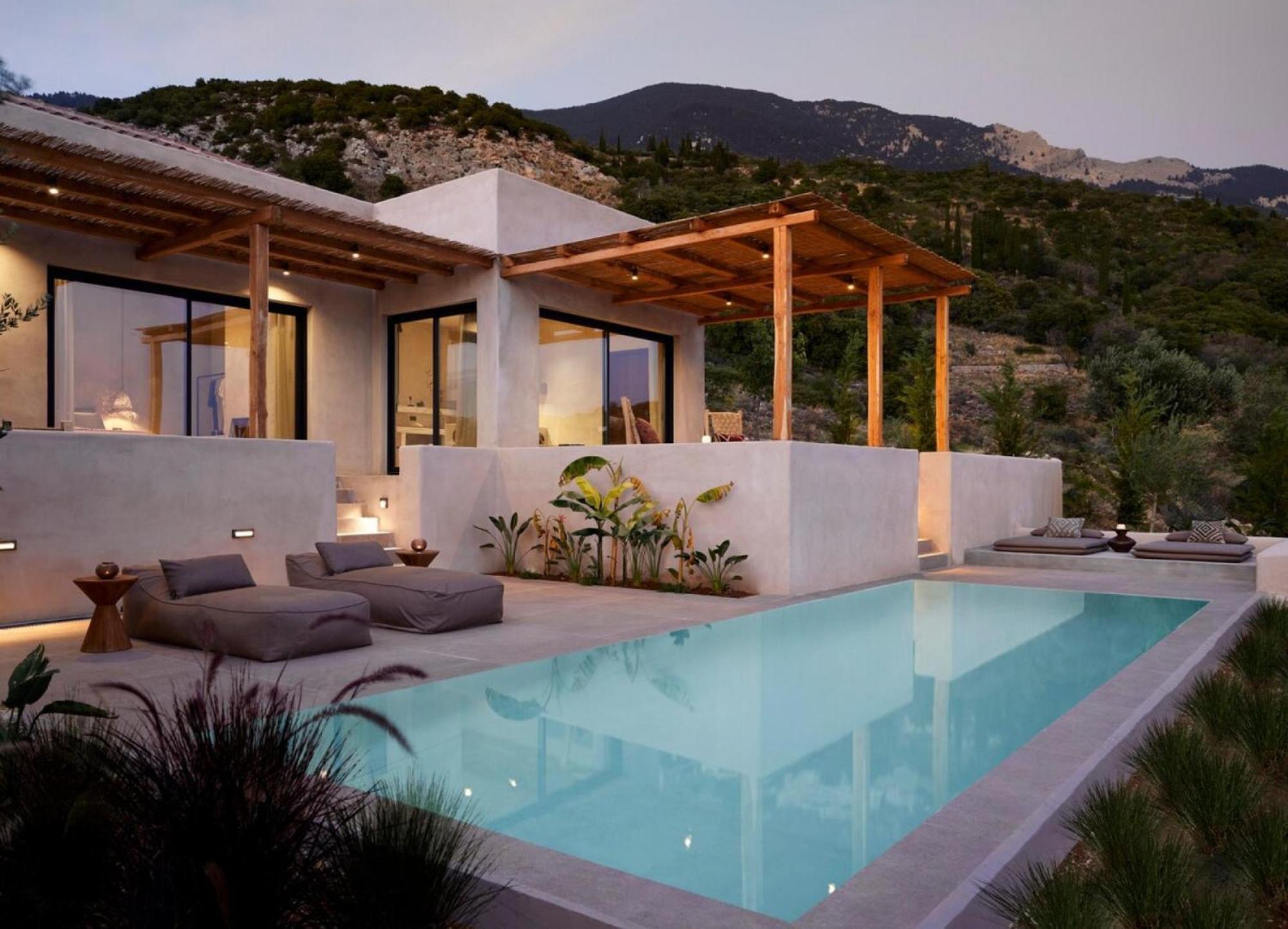 Villa Gaia - Secret Roc Villas Livathos  エクステリア 写真