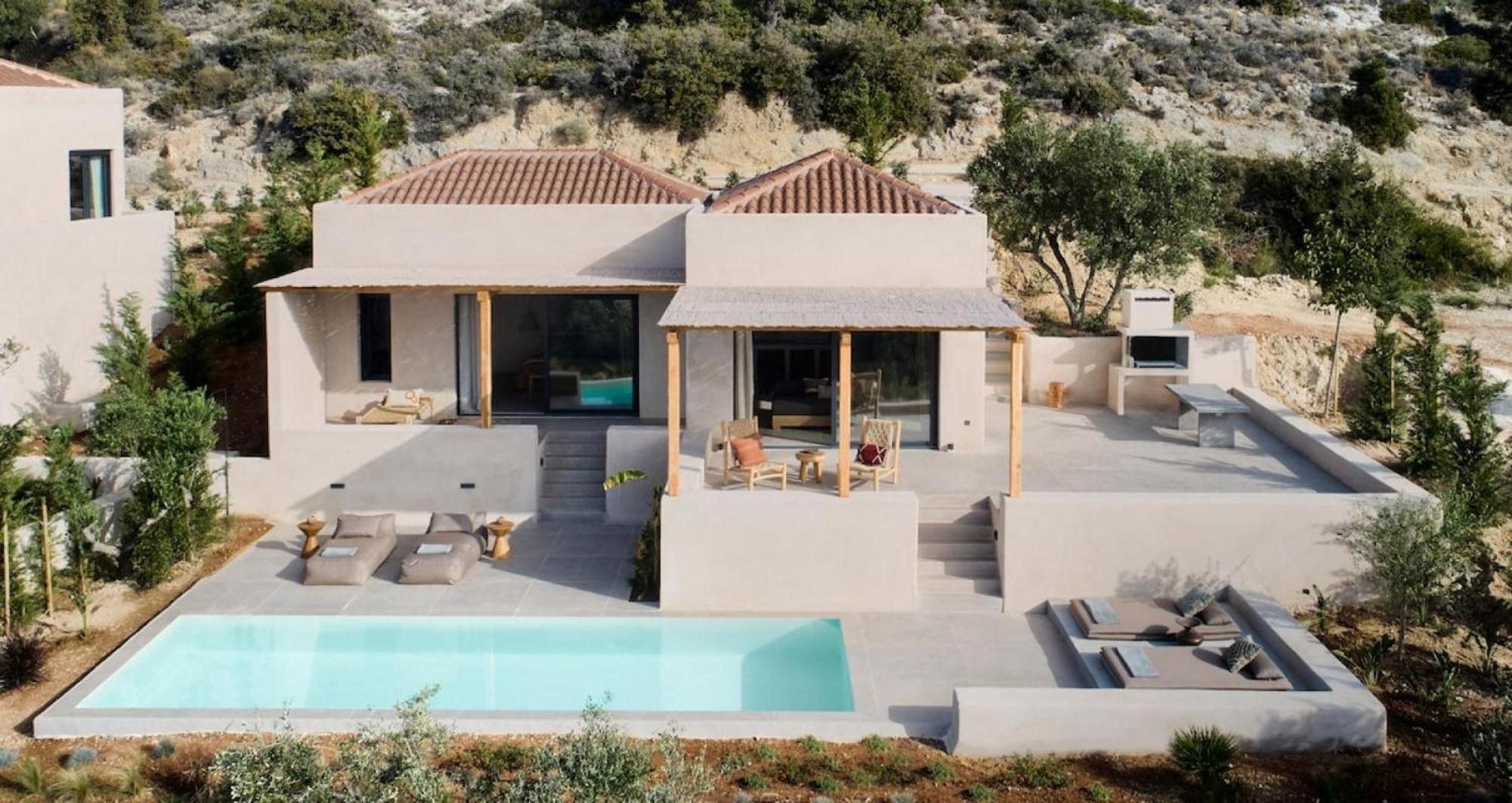 Villa Gaia - Secret Roc Villas Livathos  エクステリア 写真